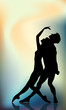 Couple of a ballet dancers