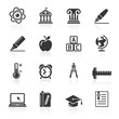 Education Icons set 2. Vector Illustration. More icons in my por