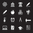Education Icons set 2. Vector Illustration.