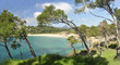 Panorámica playa Cap Roig, Costa Brava