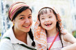 Happy family moments - Mother and child have fun