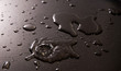 Gocce di acqua limpida