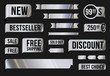 Metallic labels and ribbons