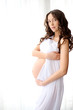 pregnant young woman