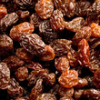 Brown raisins