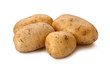 Photo: Yukon Gold Potatoes isolated Yukon Gold Potatoes isolated