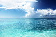 Caribbean sea and sunny day