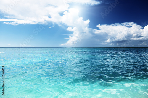 Photo: Caribbean sea and sunny day Caribbean sea and sunny day