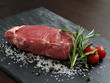 Raw steak