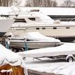 Bootslagerung im Winter