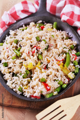 Photo: Vegetable fried rice Vegetable fried rice