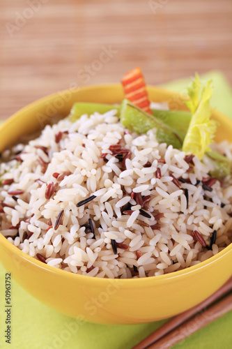 Photo: Bowl of mixed rice Bowl of mixed rice