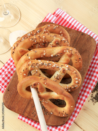 Photo: Homemade pretzels Homemade pretzels