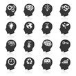 Thinking Heads Icons. Vector E...