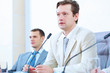 Foto: Two businesspeople at meeting Two businesspeople at meeting