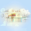Marketing high tech background
