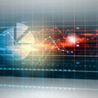 Marketing high tech background