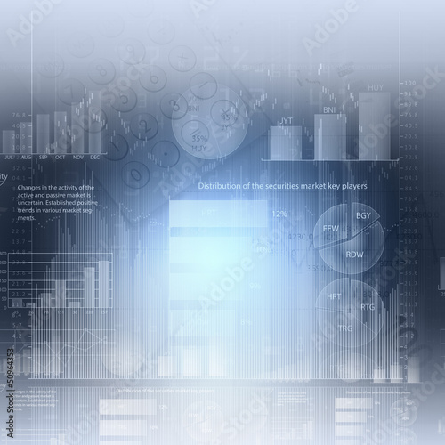 Photo: Marketing high tech background Marketing high tech background