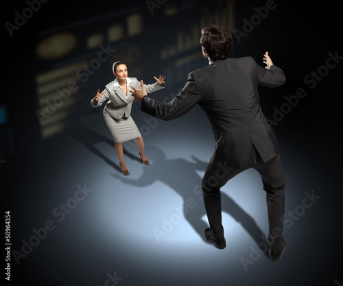 Photo: Business dispute Business dispute