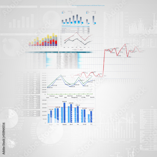 Photo: Marketing high tech background Marketing high tech background