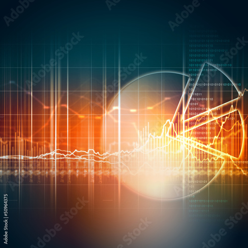 Photo: Marketing high tech background Marketing high tech background