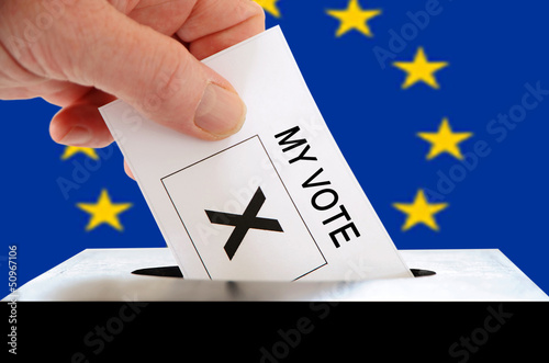 Photo: European Voting Slip European Voting Slip