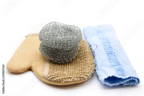 Photo: Topfkratzer mit Massagehandschuh Topfkratzer mit Massagehandschuh