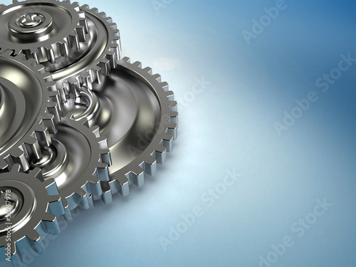 Illustration: gears background gears background
