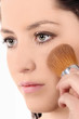 Beautiful Face Makeup close-up.