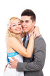 Photo: Young wedding couple portrait Young wedding couple portrait