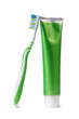Toothpaste and toothbrush