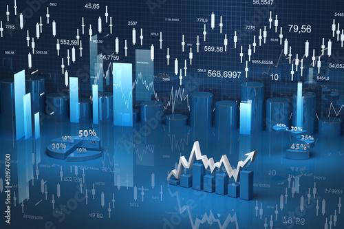 Illustration: business finance chart, diagram, bar, graphic business finance chart, diagram, bar, graphic