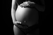 belly of a pregnancy woman