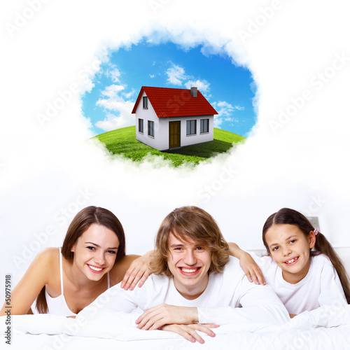 Photo: Dreams of young family Dreams of young family