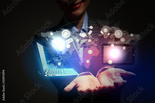 Photo: Touch screen computer device Touch screen computer device