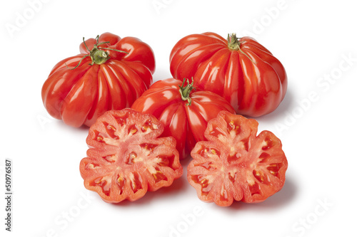 Photo: Whole and half organic Rebellion tomatoes Whole and half organic Rebellion tomatoes