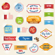 Vector: Set of sale stickers and tags Set of sale stickers and tags