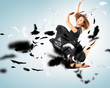 Young Girl Floating