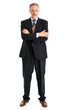 Full length mature businessman