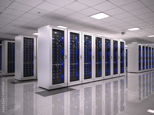 Illustration: Server room Server room