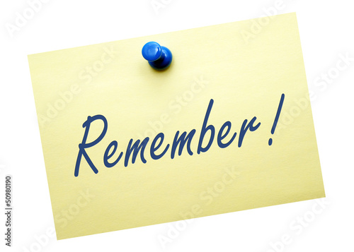 Illustration: Remember ! Remember !