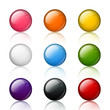 Vector Illustration of Blank Web Buttons for Website or App