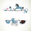 Vector Illustration of a Baby Shower