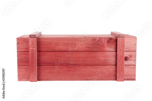 Photo: Wooden box red Wooden box red