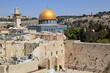 Jerusalem, Dome of the Rock and Western Wall