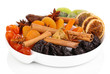 Dried fruits with cinnamon and anise stars