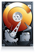 Hard disk drive HDD realistic vector