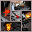 Incandescent element in the smithy