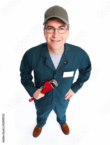Photo: Plumber. Plumber.