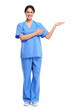 Foto: Smiling medical doctor woman with stethoscope. Smiling medical doctor woman with stethoscope.